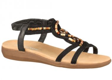 Σανδάλια γυναικεία | Ανατομικά | Amarpies | AKO30245 | Μαύρο - Amarpies - 